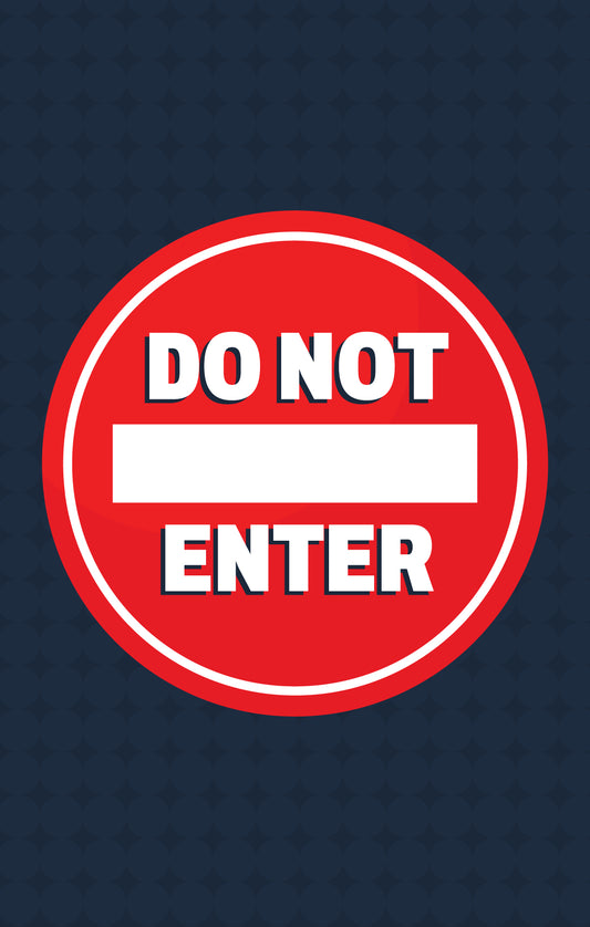 Windmaster Insert 28" x 44" "Do Not Enter"
