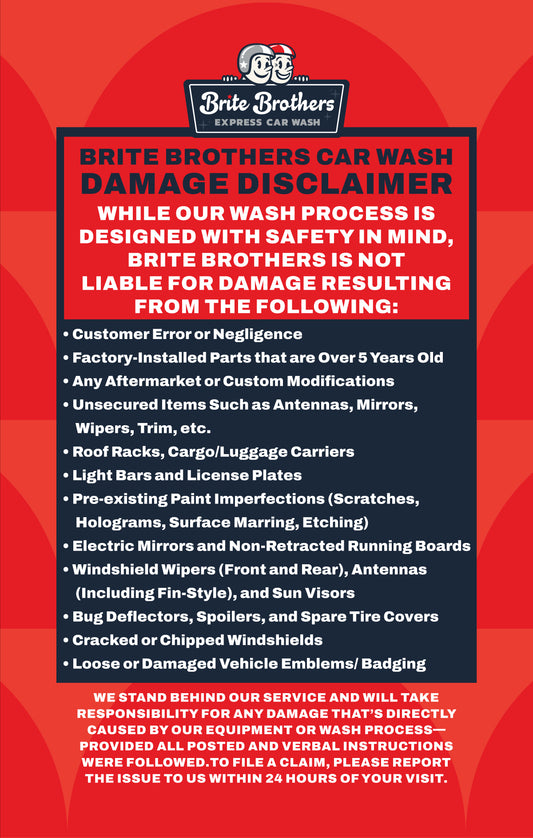 Windmaster Insert 28" x 44" "Disclaimer"